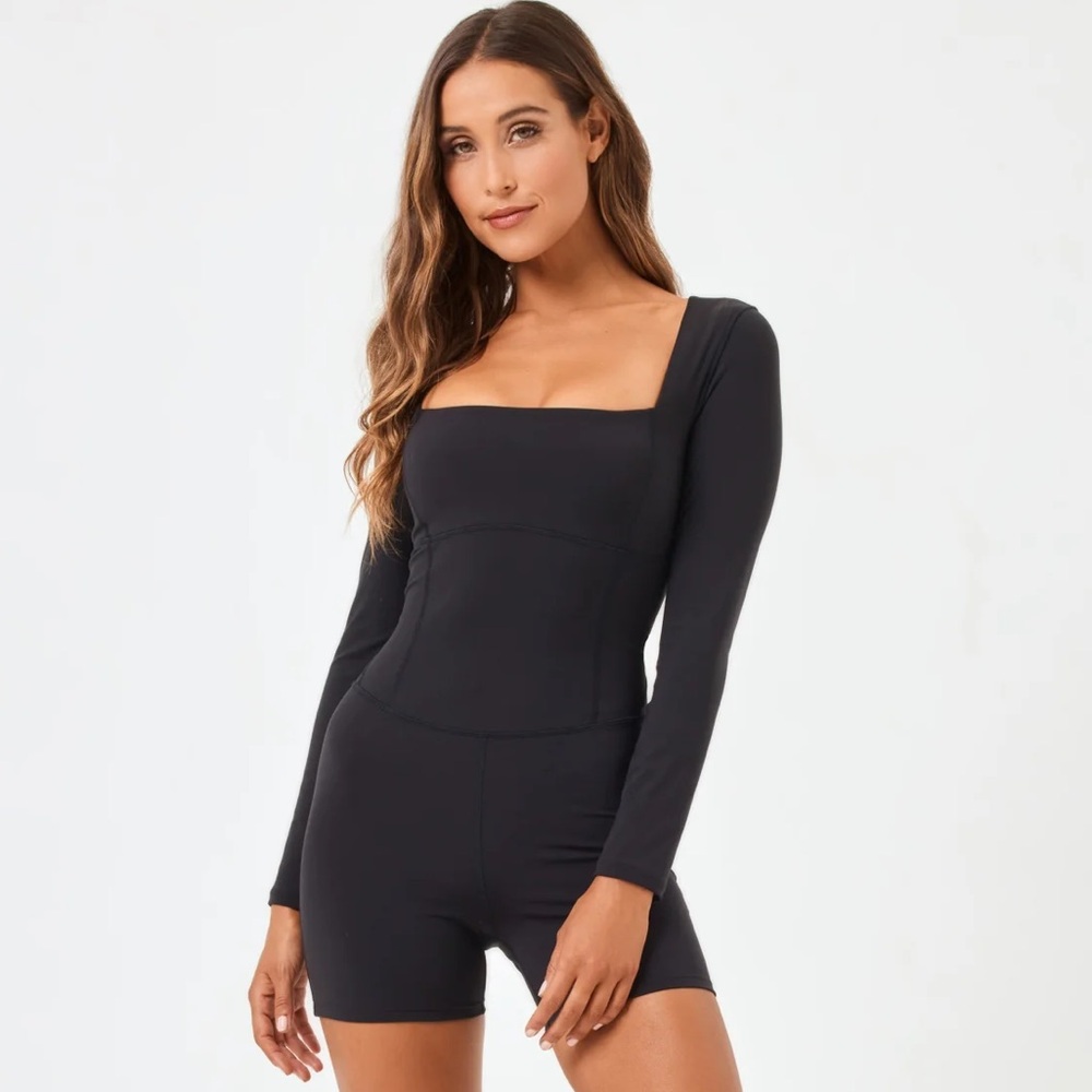 L*Space Allister Romper - Black